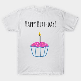 Simple Happy Birthday T-Shirt